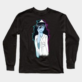 sad ghost Long Sleeve T-Shirt